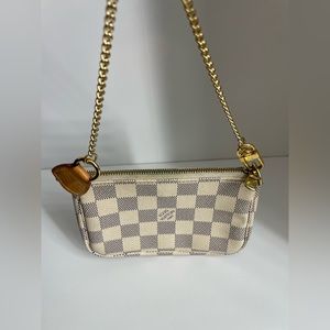 Authentic Louis Vuitton Damier Mini Pochette